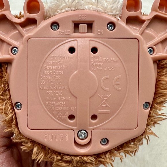 Hasbro FurReal Friends Baby Cuddles Giggly Monkey 2013 8" Toy Tested & Works - Picture 10 of 10